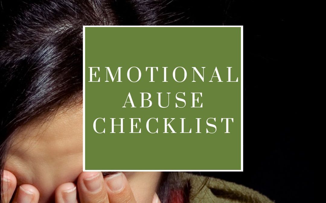 Emotional Abuse Checklist